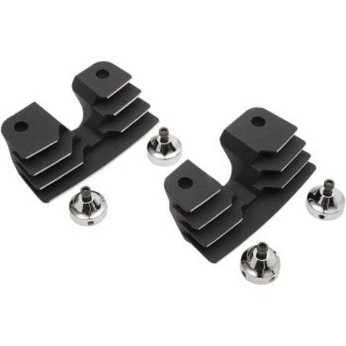 Drag Specialties 0940-1313 Black Wrinkle Spark Plug Head Bolt Covers fr Twin Cam
