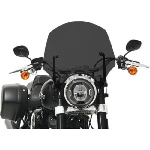 Memphis Shades El Paso 15" Dark Black Smoke Sportshield Windshield 9" Headlight
