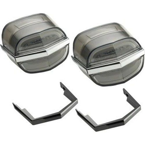 Ciro 40933 Light Smoke Lens Taillights for Harley Tri Glide Ultra 09-24