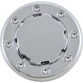 Kuryakyn 7434 Chrome Flush-Mount Right Hand Thread Vented Gas Cap 83-23 Harley