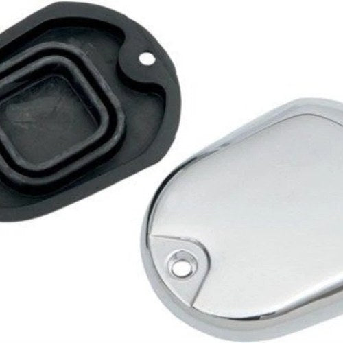 Drag Specialties 0610-0686 Chrome Front Master Cylinder Lid for Sportster 04-22