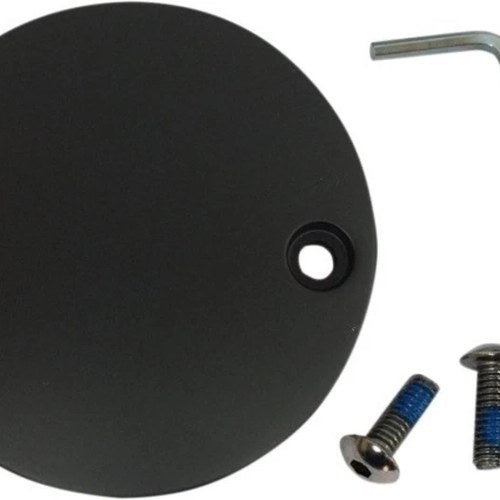 Drag Specialties 0940-1643 Flat Black Timer Points Cover for M8 17-24