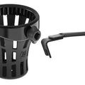 Ciro 55922 Black Gen 2 "Big Ass" Drink Holder - 14-24 Touring Passenger Mount