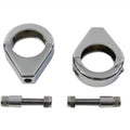 V-Twin 31-0300 Chrome Turn Signal Relocation Clamps for 39mm Harley Sportster