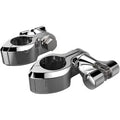 Ciro Standard Chrome Engine Guard Highway peg Hingless Mounting Clamp Kit
