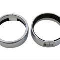 V-Twin 33-0546 Chrome Spot Light French Trim Ring Set for Harley Touring 79-17