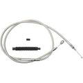 LA Choppers LA-8110C13 Stainless Steel Braided Clutch Cable 12-14"