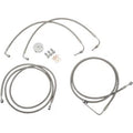 LA Choppers LA-8051B13 Stainless Steel Brake Line Kit