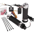 Performance Machine (PM) Chrome Apex Heated Hand Grips for Electronic Throttle