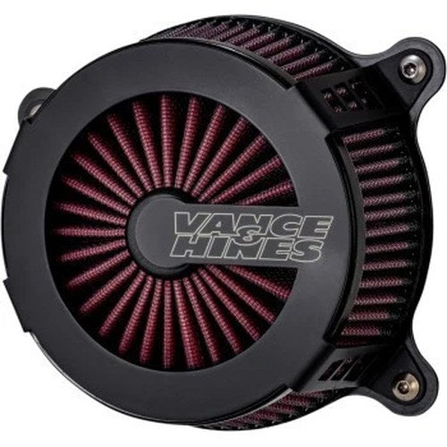 Vance & Hines 40367 Black VO2 Cage Fighter Air Cleaner for Twin Cam