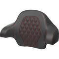 Saddlemen 814-07-15004 Tour-Pak Backrest Pad Red Lattice Stitch for 14-24