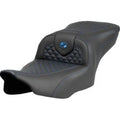Saddlemen 823-07-20801 RoadSofa Seat Blue Dragon Scale Stitch for 23-24