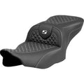 Saddlemen 823-07-20806 RoadSofa Seat White Dragon Scale Stitch for 23-24
