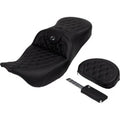 Saddlemen 808-07B-182B2 RoadSofa Seat w/ Backrest Dark Gray Stitch for 08-24