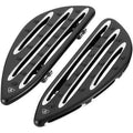Arlen Ness 06-833 Black Deep Cut Driver Floorboards Touring 80-21 & Flst 86-17