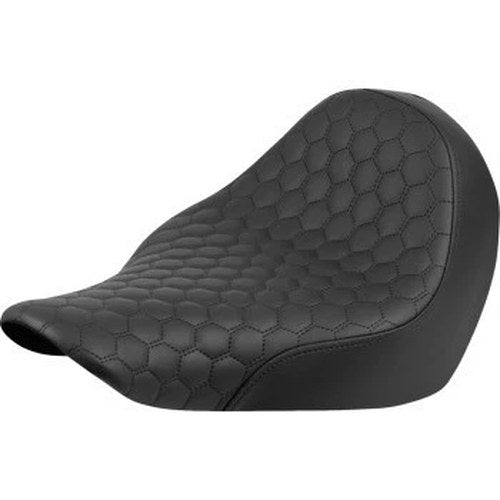 Saddlemen 818-29-003 Renegade Solo Seat Honeycomb Stitch for 18-25 Low Rider