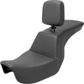 Saddlemen 806-04-194BR Tour Step-Up Seat w/ Backrest for 06-17 Dyna