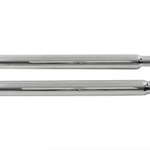 V-Twin 30-0349 Chrome 28" Long Straight Slip-On Mufflers Exhaust 95-16 Touring