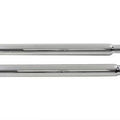 V-Twin 30-0349 Chrome 28" Long Straight Slip-On Mufflers Exhaust 95-16 Touring
