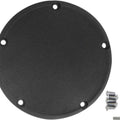 Drag Specialties 1107-0362 Wrinkle Black Clutch Derby Cover for Harley Twin Cam