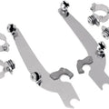 Memphis Shades Sportshield Hardware Polished Kit Harley Sportster & Fxd Dyna