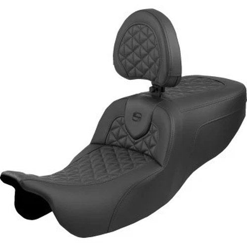 Saddlemen 815-07-210B0 RoadSofa Seat Backrest Tri-Gripper for 15-25 Freewheeler