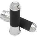 Drag Specialties 0630-1610 Chrome Custom Hand Grips for Harley Cable Op