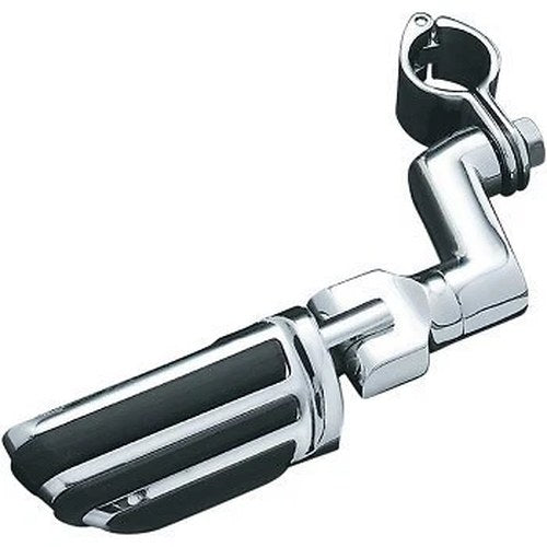 Kuryakyn 4436 Chrome Pilot Pegs with 1-1/4" Offset Clamps