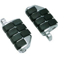 Kuryakyn 8028 Chrome Iso Dually Foot Pegs for Harley Male Mount Application
