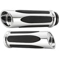 Arlen Ness 07-052 Chrome Deep Cut Comfort Series Hand Grips for Electronic Tbw