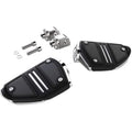 Ciro 61406 Chrome Twin Rain Footrests Foot Pegs Passenger for Softail 18-24