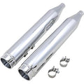 Vance & Hines 16673 Chrome Torquer 450 Slip-On Mufflers for Harley Touring 95-16