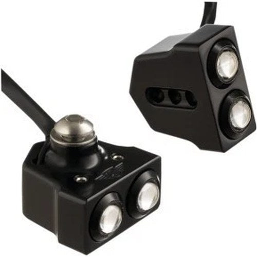 Joker Machine 05-208-AB Rat Eye LED Turn Signals- Black/Amber