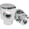 LA Choppers LA-7410-00 Chrome 1-1/2" Springer Handlebar Riser Kit