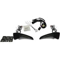 Custom Dynamics Black Smoke Sequential Tour Pak Seat Back Rest LED Lights Cvo