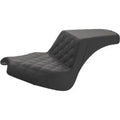 Saddlemen I21-04-172 Black Lattice Stitch Step Up Seat for 22-24 Indian Chief