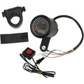 Drag Specialties 2210-025 Matte Black Programmable Mini Electronic Speedometer