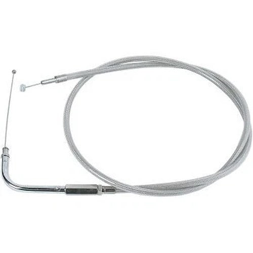 Standard Length 39.5" Stainless Steel Braided Throttle Cable for 96-07 Road King