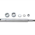 V-Twin 44-0789 Chrome Front Axle Kit for 06-07 Fxd