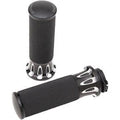 Arlen Ness 07-317 Fusion Hand GripsGrips Black Deep Cut for Harley Cable Op