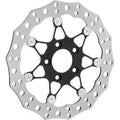 Arlen Ness Procross Black Two-Piece Floating Front Brake Rotor 08-13 Touring