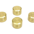 V-Twin 42-1092 Brass Cylinder Head Bolt Covers for Harley Softail Dyna Fxr 84-17