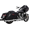 Vance & Hines 16674 Chrome Torquer 450 Slip-On Mufflers for Harley Touring 17-24