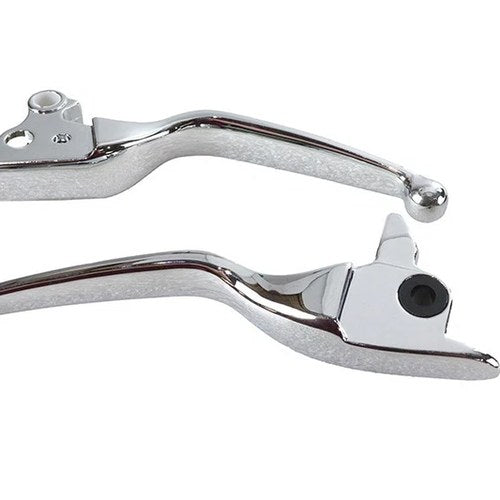 V-Twin 26-0741 Chrome Wide Blade Lever Set for Harley Touring 08-13