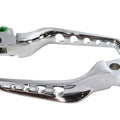 V-Twin 26-0788 Chrome 5-Hole Clutch & Brake Lever Set for 96-07