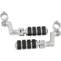 Kuryakyn 7999 Offset Highway Chrome Large Iso Foot Pegs for 1-1/4" Engine Guard