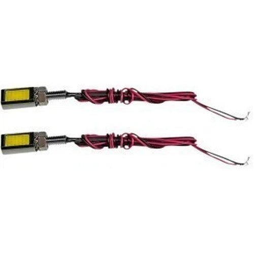 Custom Dynamics CD-TB-1-C Chrome Boltz LED Tag Lights for Motorcycles