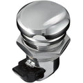 Kuryakyn 1467 Chrome Push-Button Fuel Door Latch for 92-24 Touring