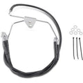 Drag Specialties 1741-2517 Extended Length Black Vinyl Brake Line Kit +6"