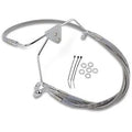 DragSpecialties 1741-2630 Front +4" Extended Length Stainless Steel Brake Line